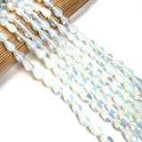 33pcs Natural Agates Beads Round Water Drop Shape DIY Necklace Bracelets 8x12mm
