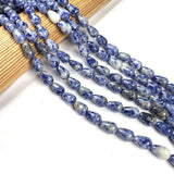 33pcs Natural Agates Beads Round Water Drop Shape DIY Necklace Bracelets 8x12mm