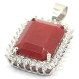 Red Ruby Green Emerald CZ Jewelry Set for Birthday