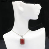 Red Ruby Green Emerald CZ Jewelry Set for Birthday
