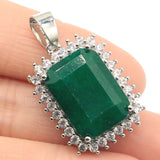 Red Ruby Green Emerald CZ Jewelry Set for Birthday
