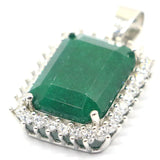 Red Ruby Green Emerald CZ Jewelry Set for Birthday