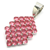 Stunning Rhodolite Garnet Wedding Pendant