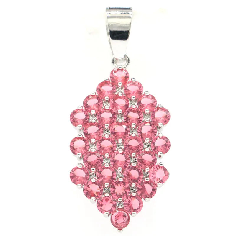 Stunning Rhodolite Garnet Wedding Pendant