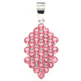 Stunning Rhodolite Garnet Wedding Pendant