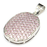 Tanzanite Pink Kunzite Silver Pendant 4.6g