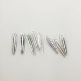 8Pcs Leaf Shape Natural Sea Shell Beads Charms for Jewelry