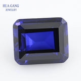 Octangle Cut Synthetic Corundum Gems 4x6~15x20mm for Jewelry