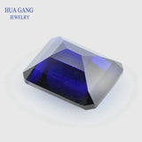 Octangle Cut Synthetic Corundum Gems 4x6~15x20mm for Jewelry