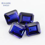 Octangle Cut Synthetic Corundum Gems 4x6~15x20mm for Jewelry