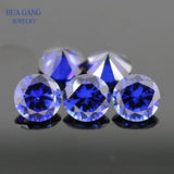 Synthetic Sapphire Stone 0.8-3mm Round Brilliant Cut Gems
