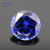 Synthetic Sapphire Stone 0.8-3mm Round Brilliant Cut Gems