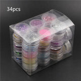 Mixed Colors Resin Casting Mold Glitters Sequains Pigment Kit for Jewelry Making
