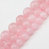 Pink Crystal Strawberry Quartz Amethyst Beads for Jewelry Making 15''