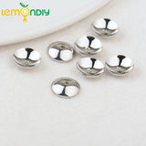 20PCS 4-12MM 24K Plated Brass Beads Caps DIY Jewelry Accessories