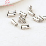 20PCS 5x8MM 24K Plated Brass Spacer Beads Jewelry Accessorie