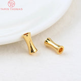 20PCS 5x8MM 24K Plated Brass Spacer Beads Jewelry Accessorie