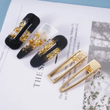 34PCS DIY Hair Pin Clip Making Silicone Resin Molds Kit