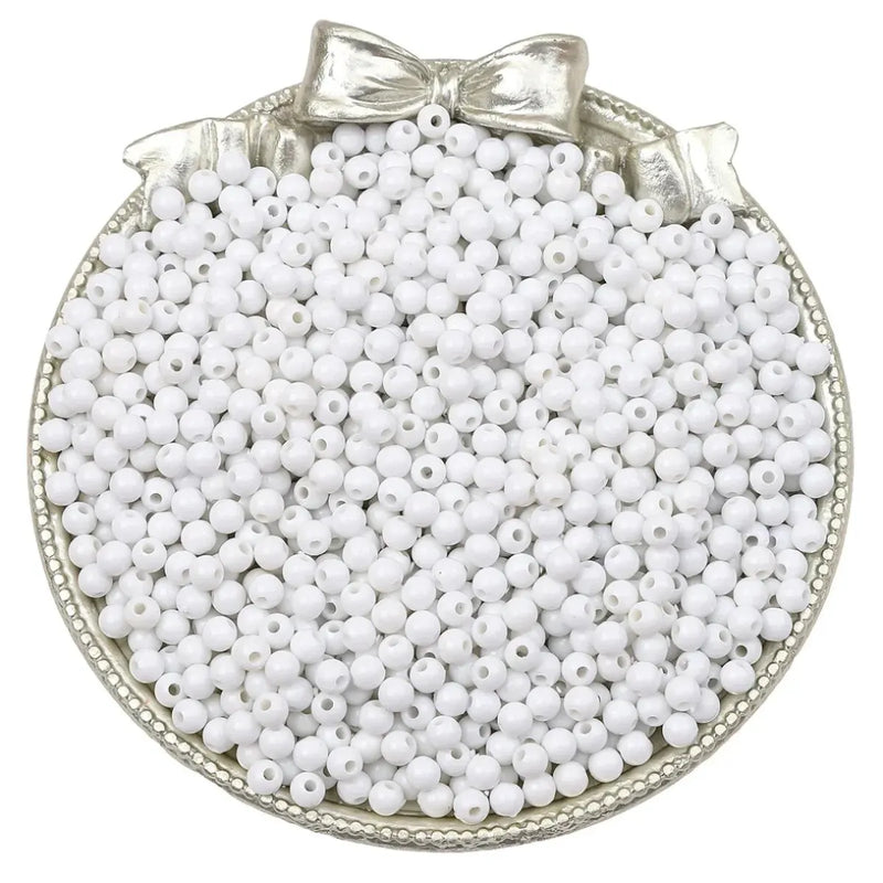 34mm Acrylic Round Beads DIY Bracelet Jewelry Accessories