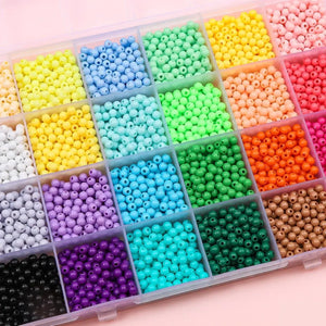 34mm Acrylic Round Beads DIY Bracelet Jewelry Accessories