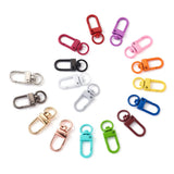 34pcs Swivel Clasp Snap Hook Carabiner Clip for KeyHooks Jewelry Making Mix