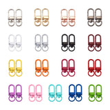 34pcs Swivel Clasp Snap Hook Carabiner Clip for KeyHooks Jewelry Making Mix