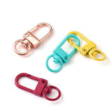 34pcs Swivel Clasp Snap Hook Carabiner Clip for KeyHooks Jewelry Making Mix