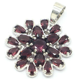 Gorgeous 3.3g Purple Amethyst Violet Tanzanite Women Silver Pendant