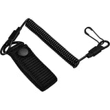 Tactical Retractable Spring Elastic Rope Anti-lost Keychain Lanyards