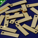 35.1x7.3mm Brass Stamping Blank Bar, Name Plated, DIY Jewelry, 20pcs/lot