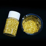 Champagne Metal Broken Stones Epoxy Resin Jewelry Fillings DIY UV Jewelry Making
