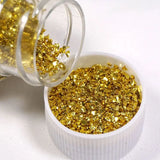 Champagne Metal Broken Stones Epoxy Resin Jewelry Fillings DIY UV Jewelry Making