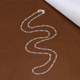 925 Sterling Silver Chain Necklace for Women Girl Children Boy Kids Jewelry