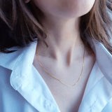 35-80cm 0.65mm Thin Real 925 Sterling Silver Box Chain Necklace