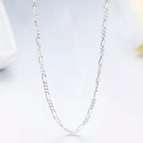 925 Sterling Silver Chains Choker Necklace Women Jewelry