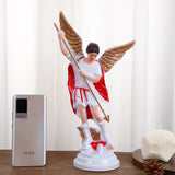 35cm St Michael Statue Church Prayer Room Decoration
