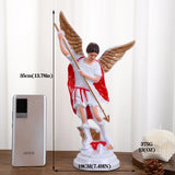 35cm St Michael Statue Church Prayer Room Decoration