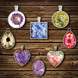 35-Piece Pendant Silicone Mold Jewelry Casting Epoxy Craft Kit