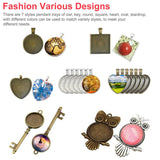 35-Piece Pendant Silicone Mold Jewelry Casting Epoxy Craft Kit