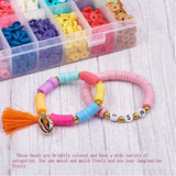 6mm Clay Bracelet Beads Kit for Jewelry Making DIY Accessories
