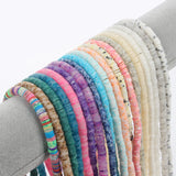 350Pcs 4/6mm Clay Beads 42 Colors DIY Jewelry Making