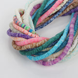 350Pcs 4/6mm Clay Beads 42 Colors DIY Jewelry Making