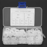 350Pcs Nylon Flat Washer Gasket Spacer Assortment Kit