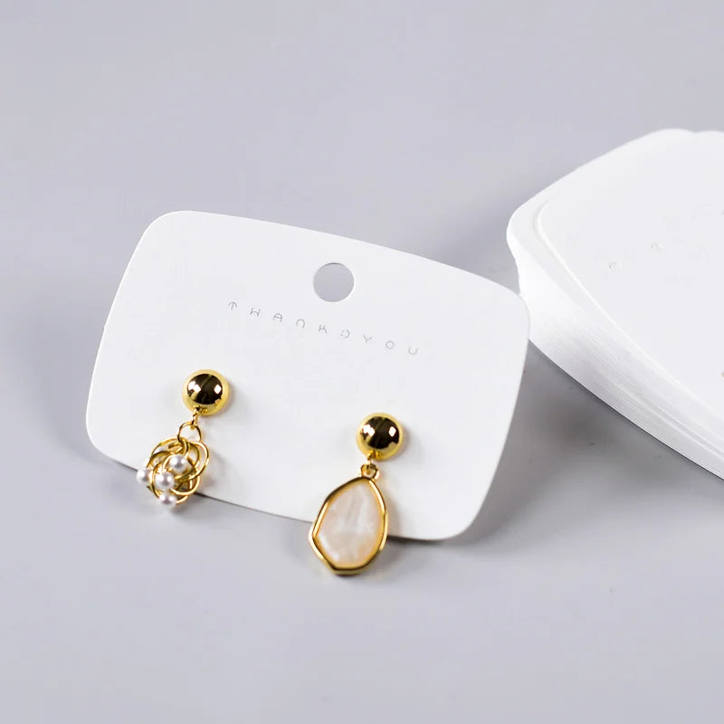 350gsm Cardboard Earrings Display Cards DIY Accessories