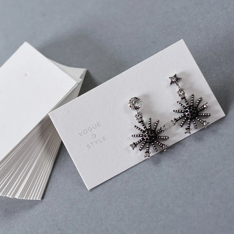 350gsm Cardboard Earrings Display Cards Holder Tags