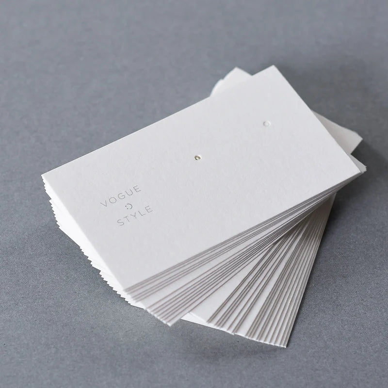 350gsm Cardboard Earrings Display Cards Holder Tags