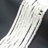 350pcs 6mm Polymer Clay Beads Flat Round Spacer Boho Slice Beads DIY Bracelet