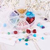 350pcs 6 Irregular Stone Beads Chip Spacer for Jewelry Making