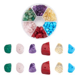 350pcs 6 Irregular Stone Beads Chip Spacer for Jewelry Making