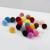 350pcs Yarn Pom Poms, High Density Trimmed 15mm Pom Decoration, Cotton Handmade
